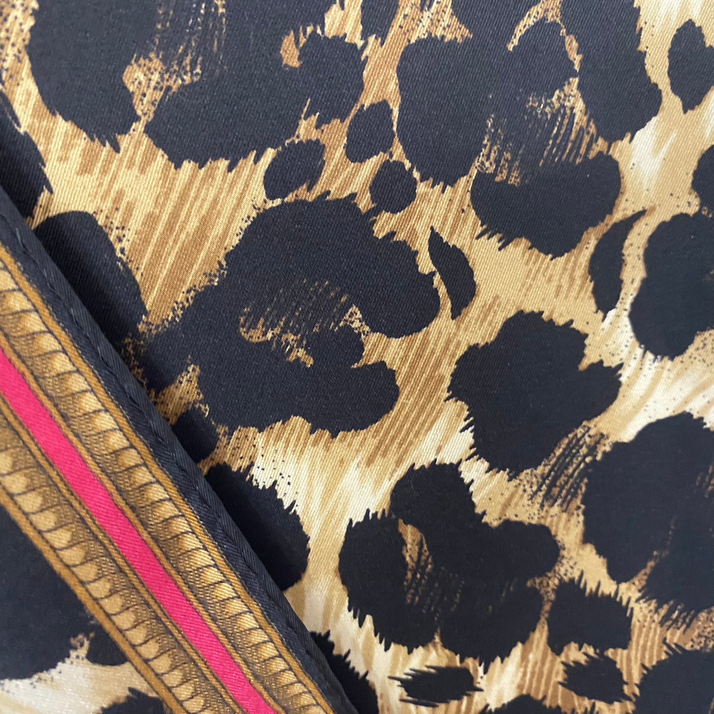 Adrienne Landau Animal Print Silk Scarf - 11.5" x 52" Long - 5225