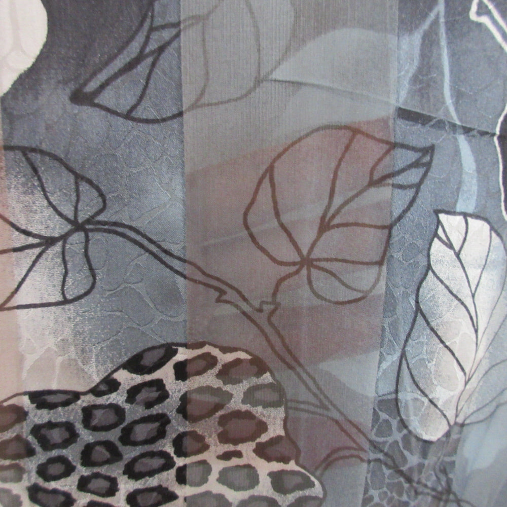 Jones New York Leaves Silk Scarf - Long - 5408