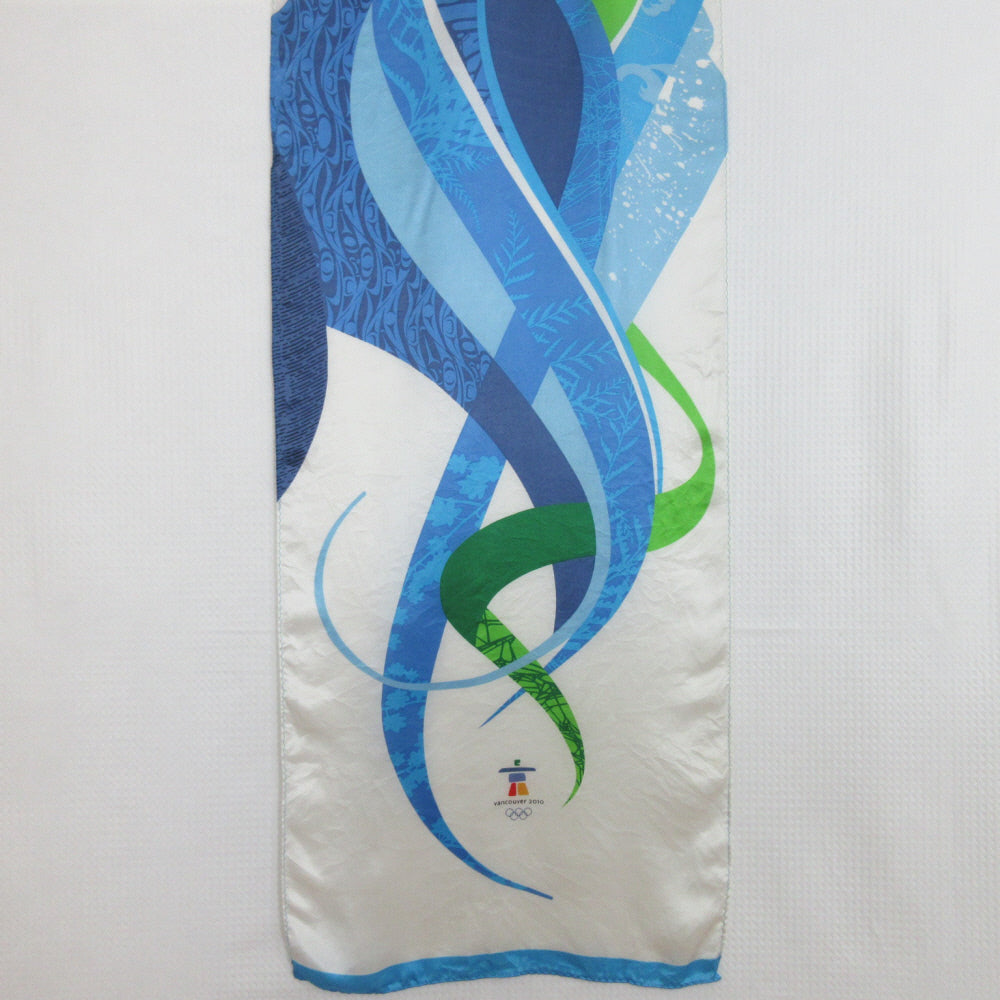 2010 Vancouver Olympic Design Silk Scarf - Long - 5540