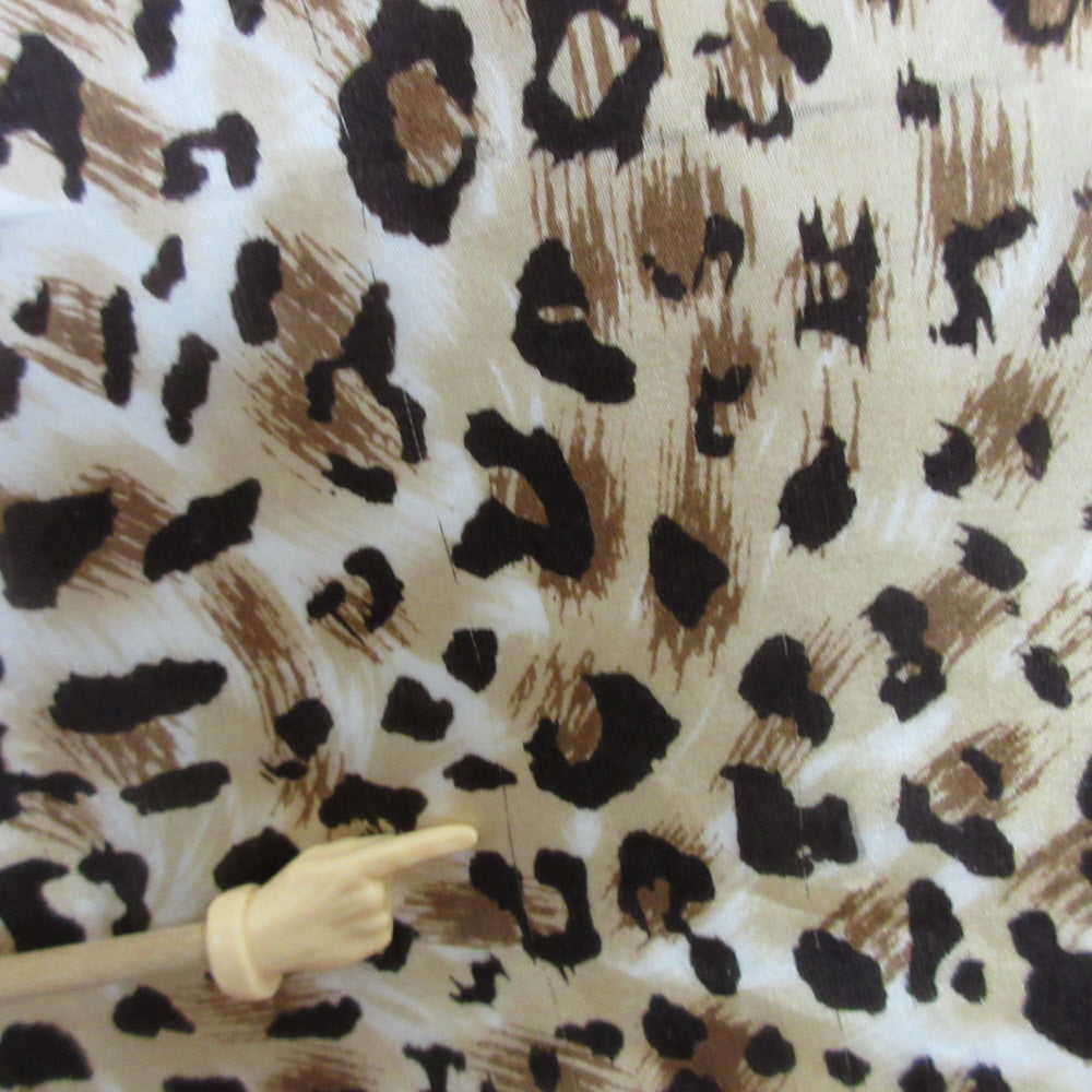 Animal Print Silk Scarf - 20" Square - 5419