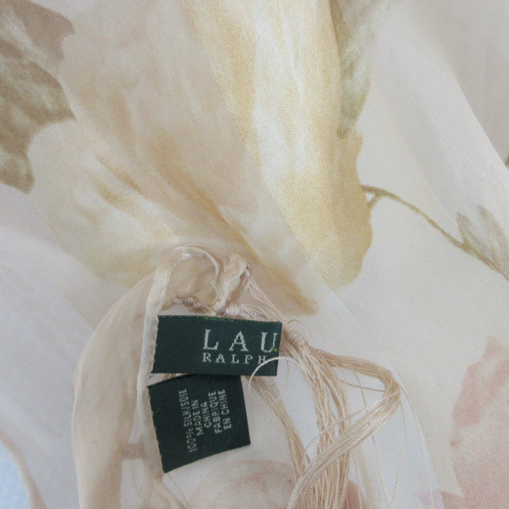 Ralph Lauren Designer Silk Scarf - Long Bias - 5420