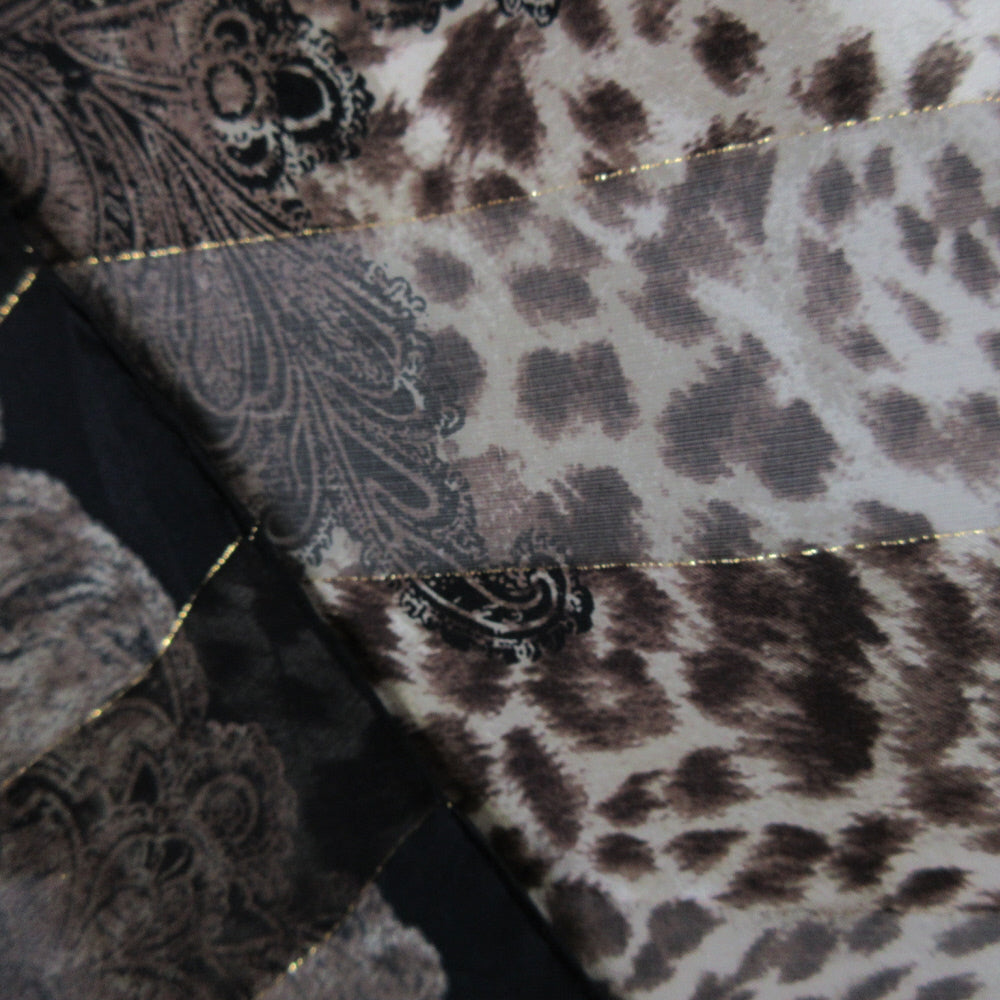 Jones New York Animal Print Silk Handkerchief - Square - 5423