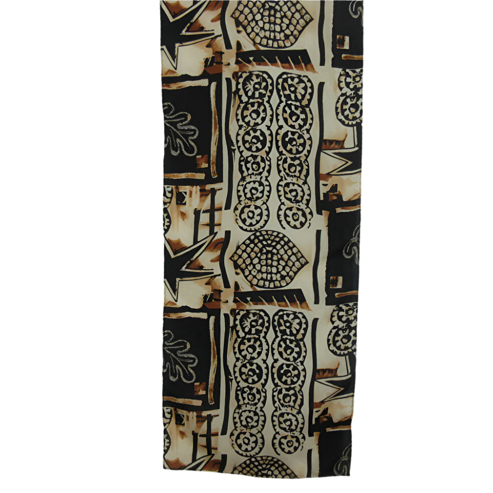 Nature Inspired Art Silk Scarf - Long - 5426