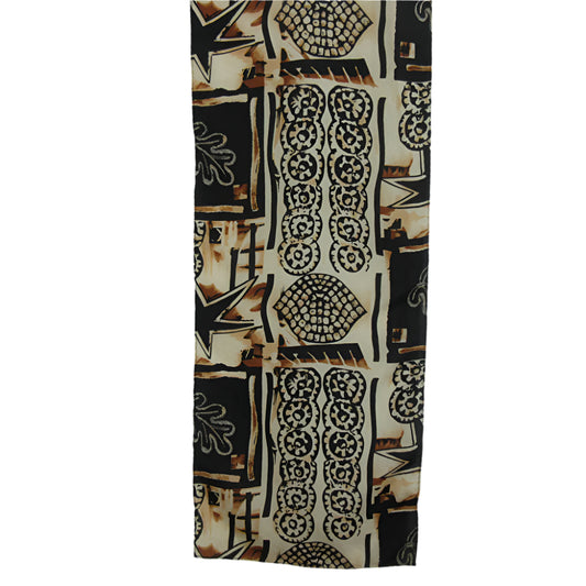Nature Inspired Art Silk Scarf - Long - 5426
