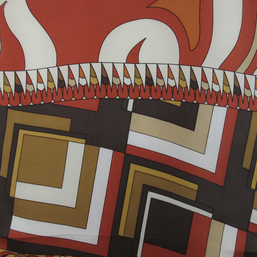Adrienne Landau Geometric Silk Scarf - Long - 5306