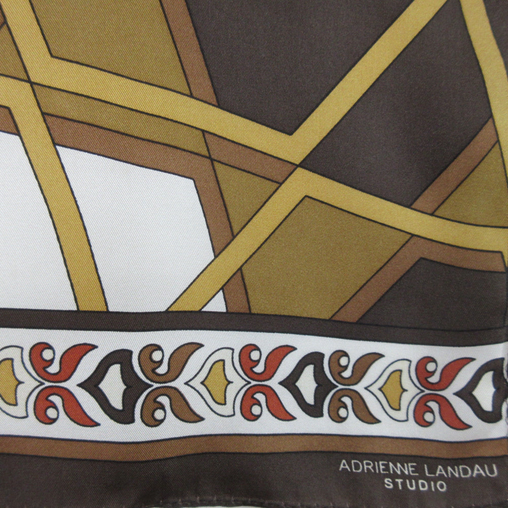 Adrienne Landau Geometric Silk Scarf - Long - 5306