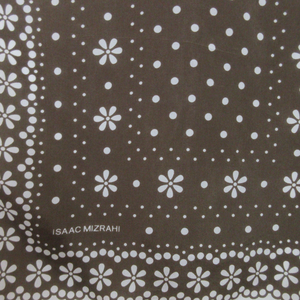Isaac Mizrahi Floral Silk Scarf - Long - 5429