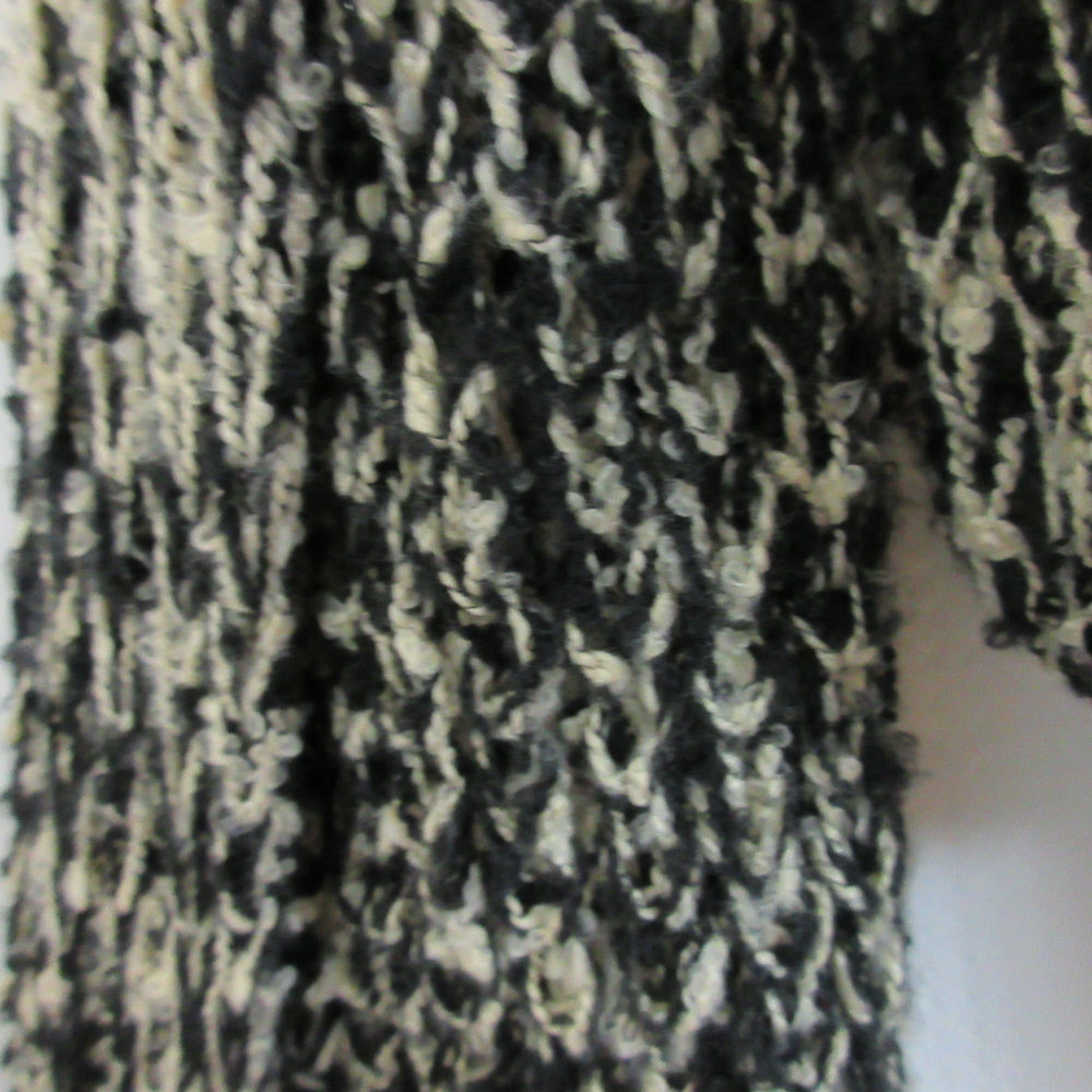 Justin & Taylor Faux Fur Pompom Knit Scarf Long - 5432