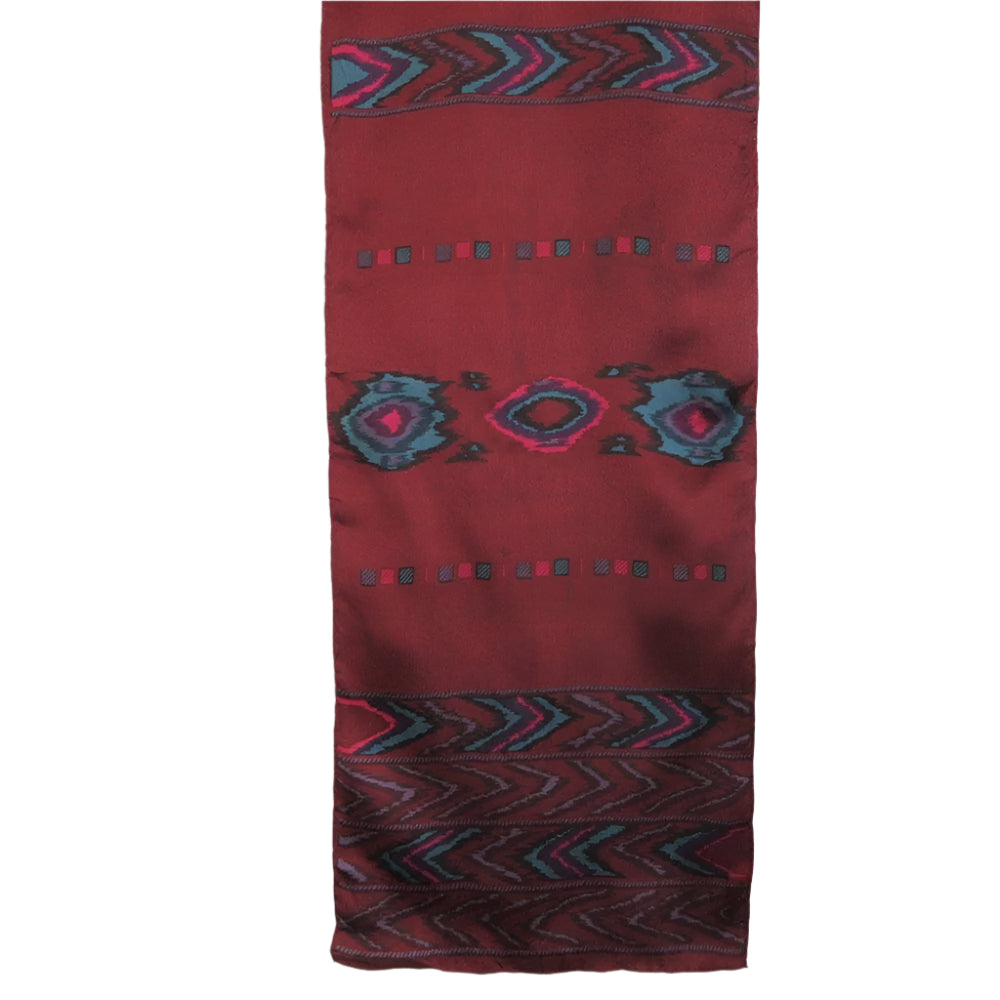 Southwestern Art Silk Scarf - Long - 5433