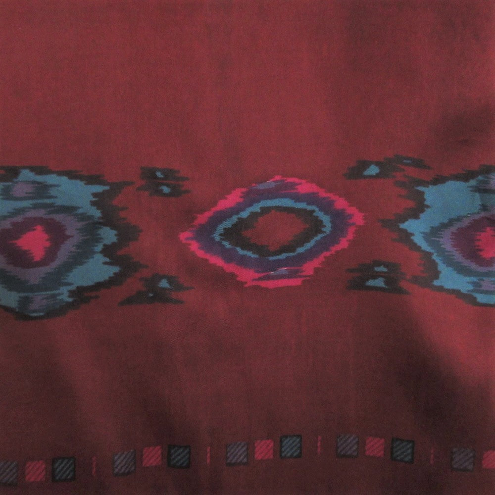 Southwestern Art Silk Scarf - Long - 5433