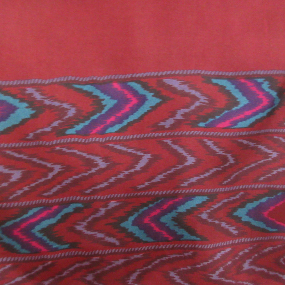 Southwestern Art Silk Scarf - Long - 5433