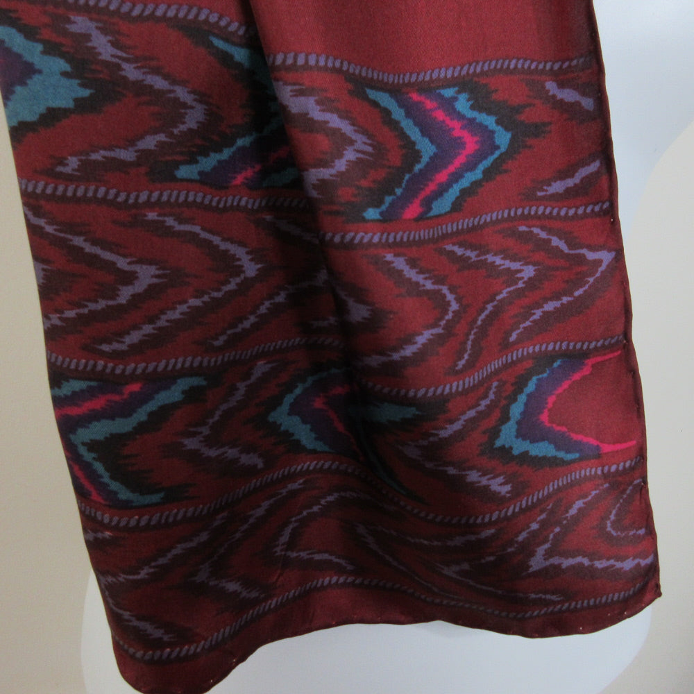 Southwestern Art Silk Scarf - Long - 5433