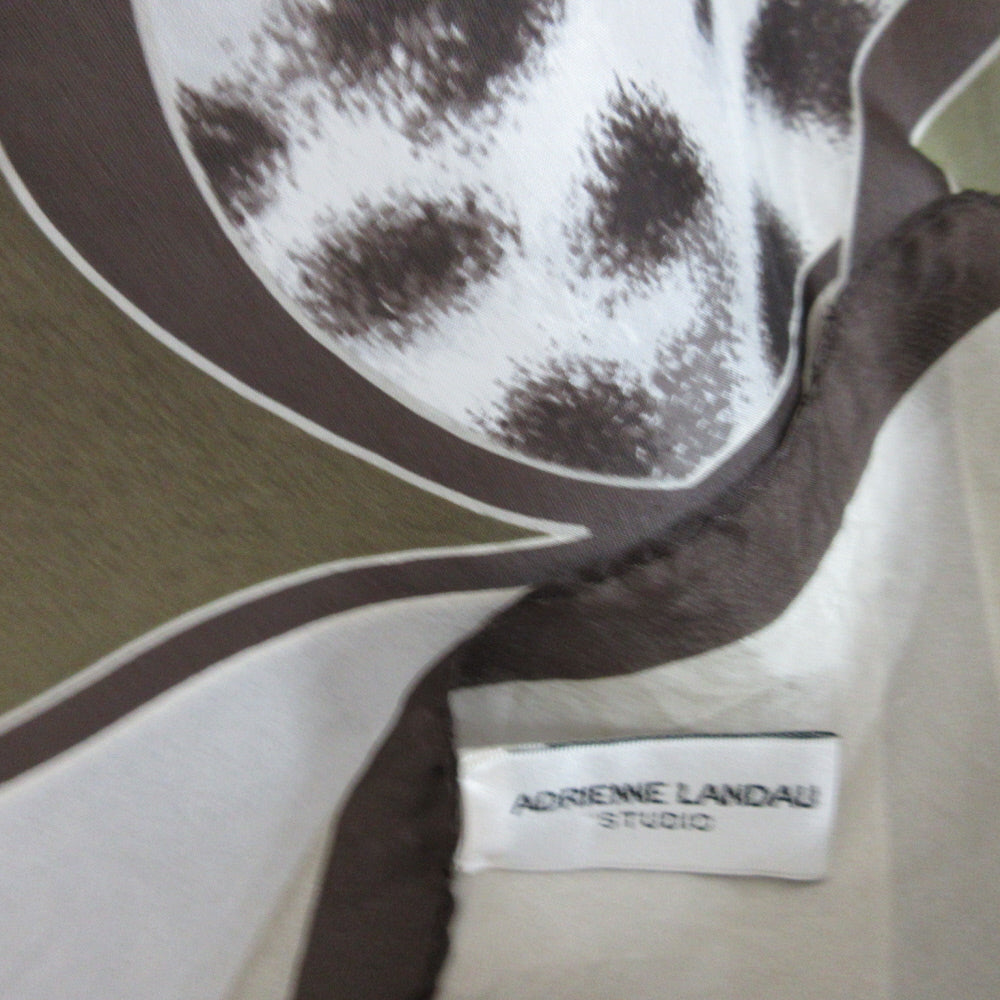 Adrienne Landau Designer Silk Scarf - Square - 5434