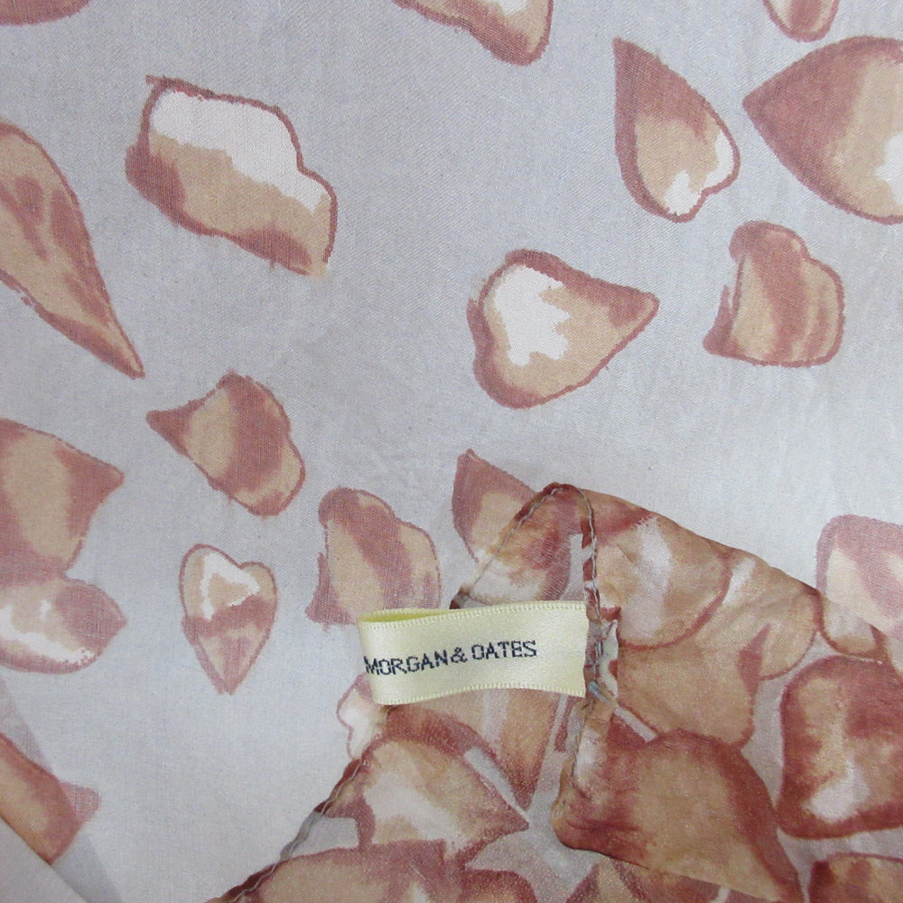 Morgan & Oats Designer Lightweight Silk Scarf - Long - 5402
