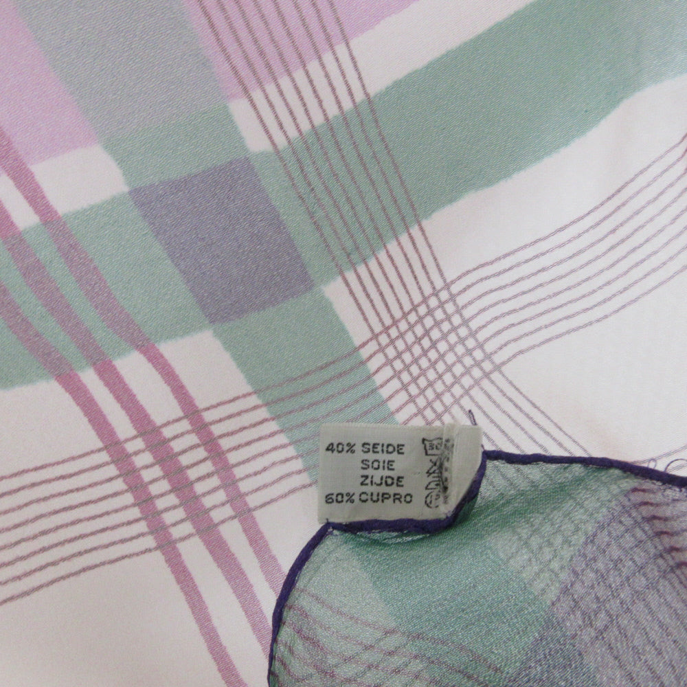 Monique Valery Art Geometric Silk Blend Scarf - Long - 5401