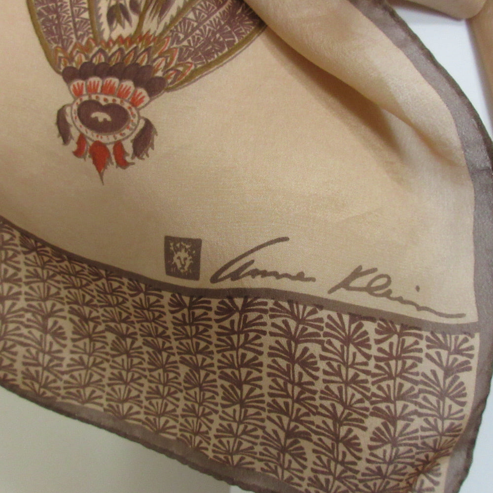 Anne Klein Floral Silk Scarf - Long - 5405