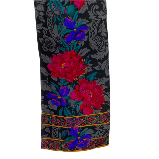 Liz Claiborne Floral Silk Scarf - Long – 5241