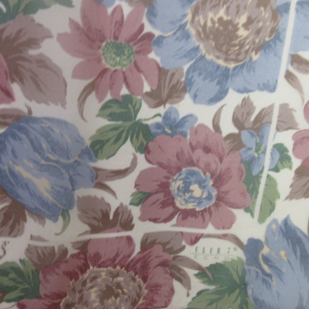ECHO Designer Floral Chiffon Silk Scarf - Square - 1001
