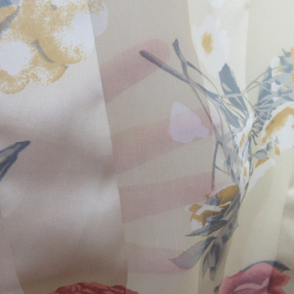 ELAINE GOLD Designer Floral Silk Scarf - Square - 1009