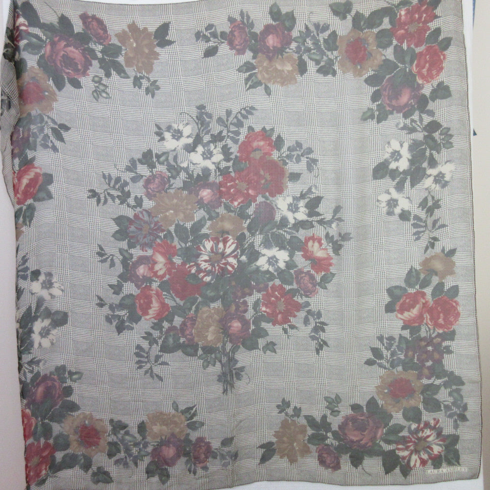 LAURA ASHLEY Designer Chiffon Silk Scarf - NWT - Square – 1020