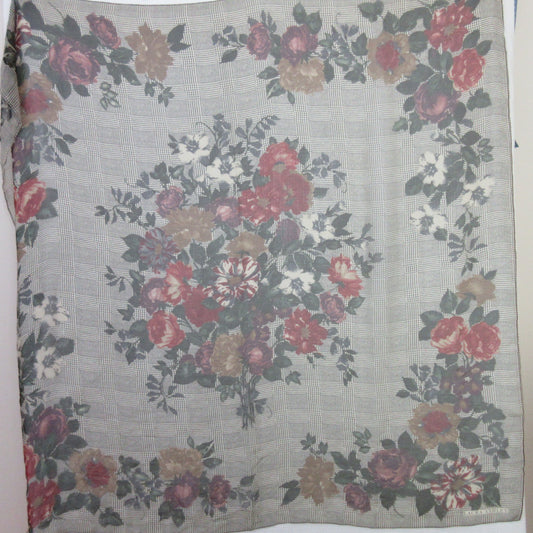 LAURA ASHLEY Designer Chiffon Silk Scarf - NWT - Square – 1020