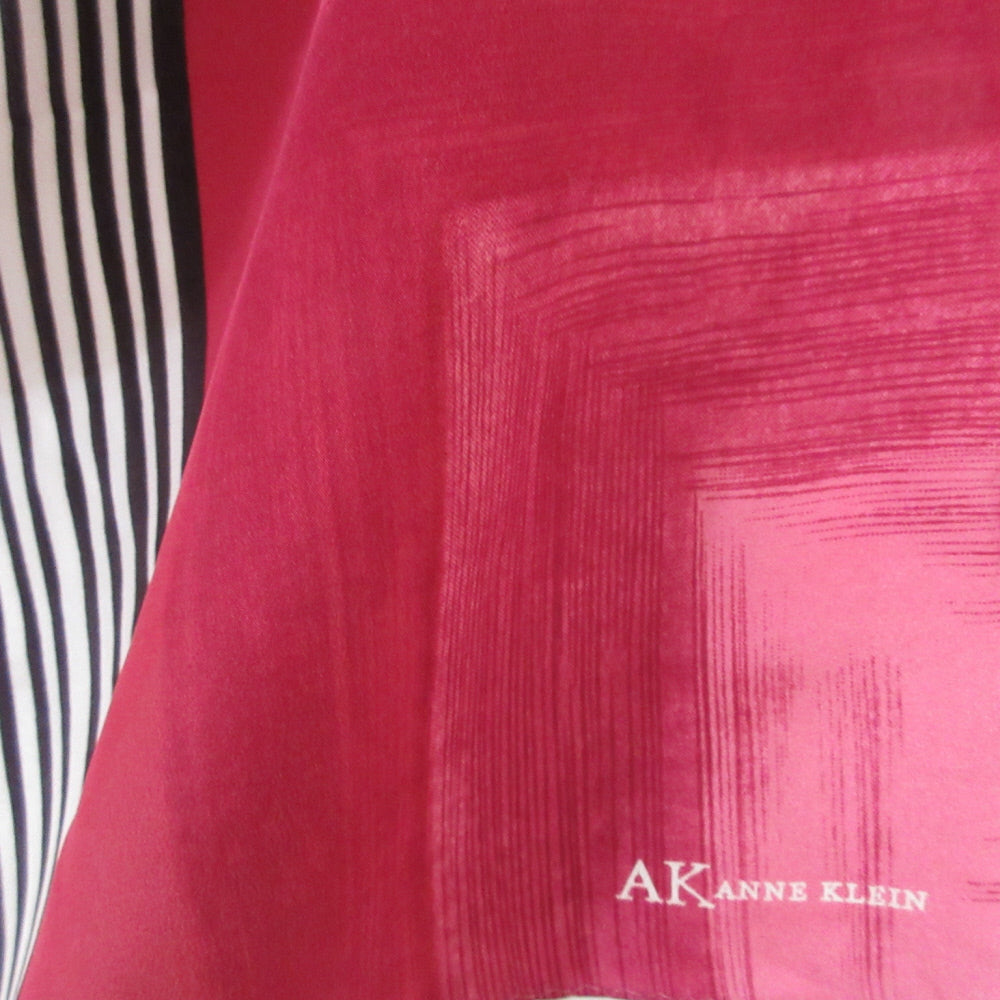 Anne Klein Designer Silk Scarf - Long - 1037