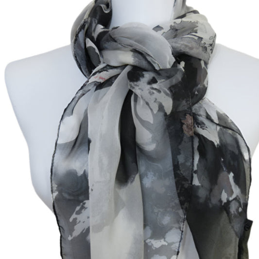 COCOON HOUSE Designer Lightweight Silk Scarf - Long - 1044