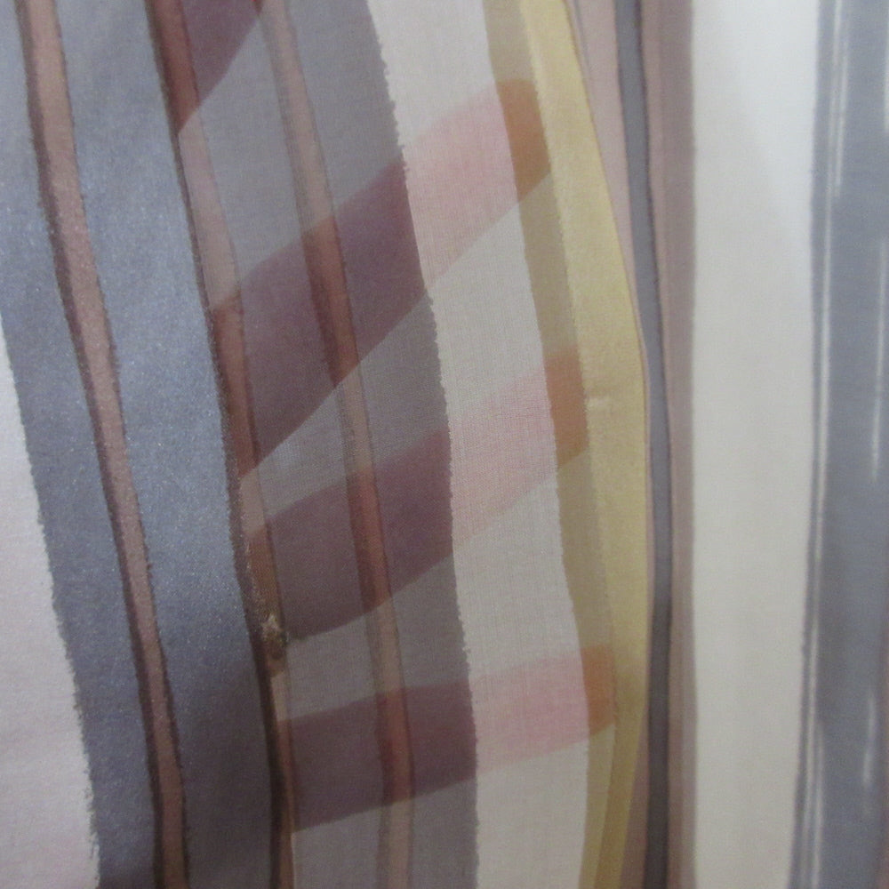 LIZ CLAIBORNE Designer Geometric Silk Scarf - Long - 1056