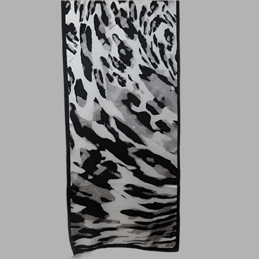 Anne Klein Designer Silk Scarf Animal Print - Long - 4538