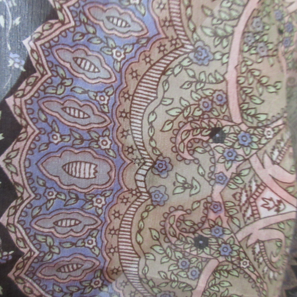 ANTIBES BLANC Designer Lightweight Silk Scarf - 39" x 68" Long - 1080