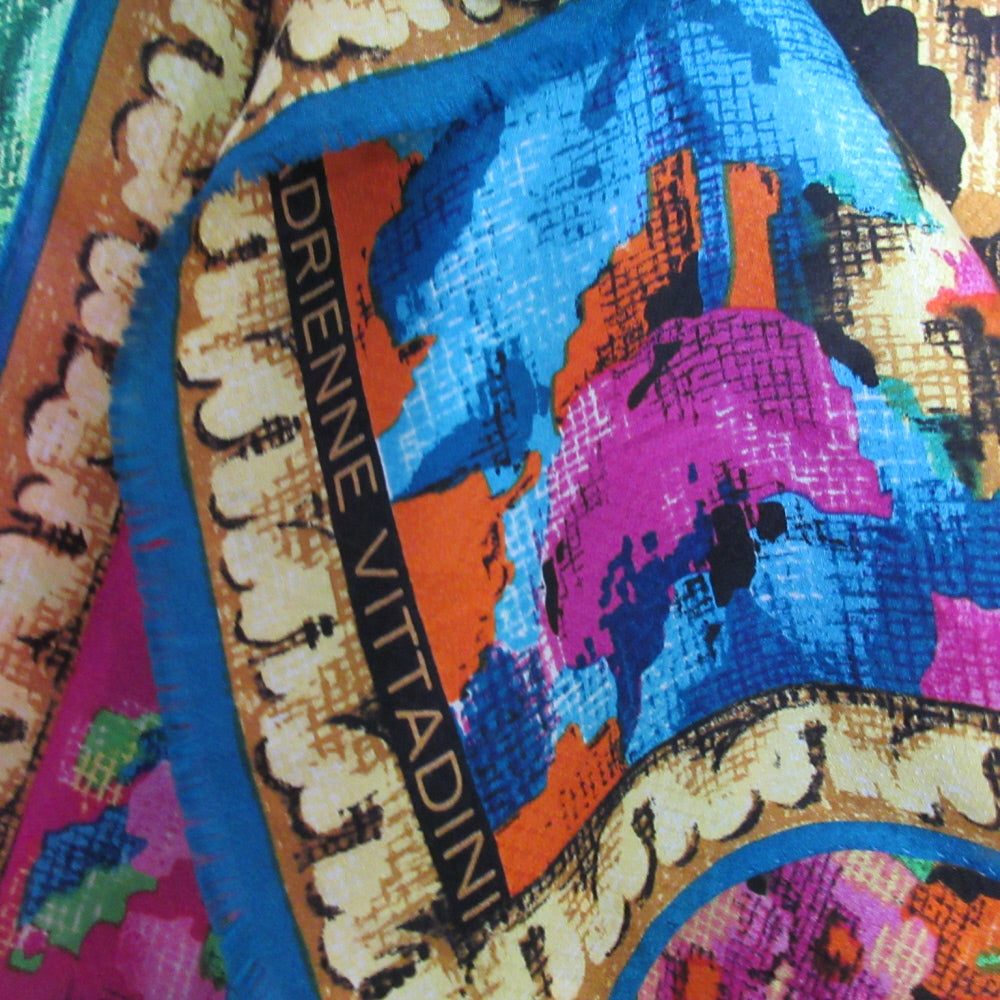 Adrienne Vittadini Silk Scarf - Long - 1082