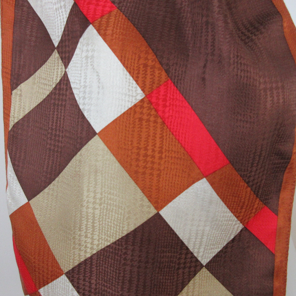 Ellen Tracy Designer Silk Scarf - Long - 5436