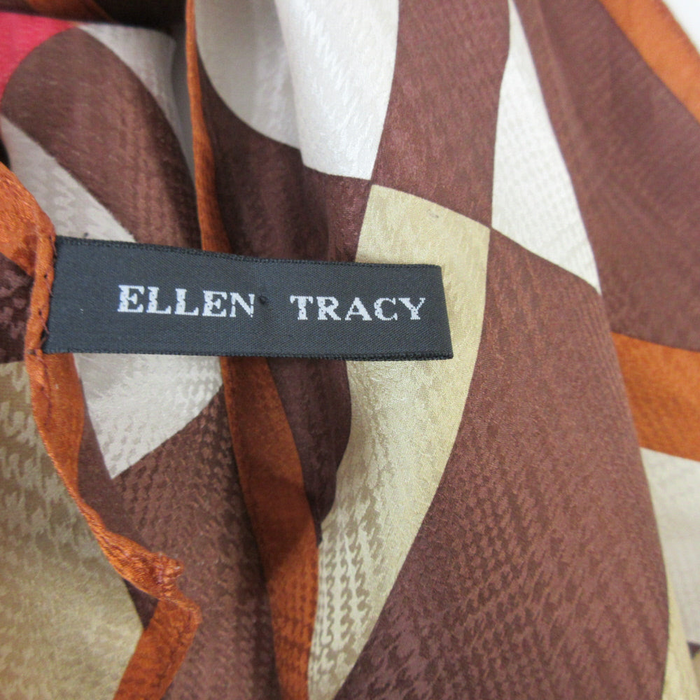 Ellen Tracy Designer Silk Scarf - Long - 5436
