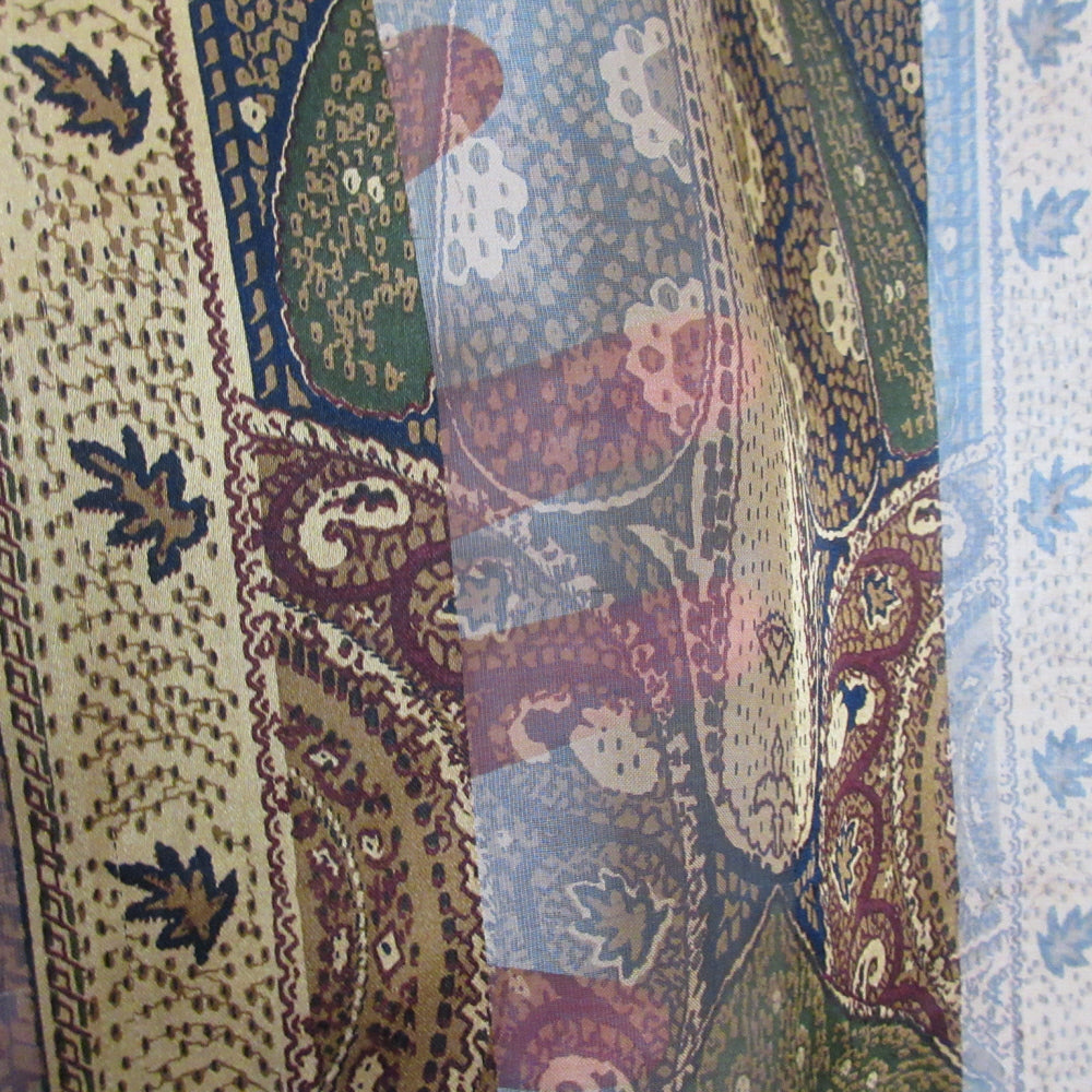 Echo Designer Paisley Silk Scarf - Long - 1188