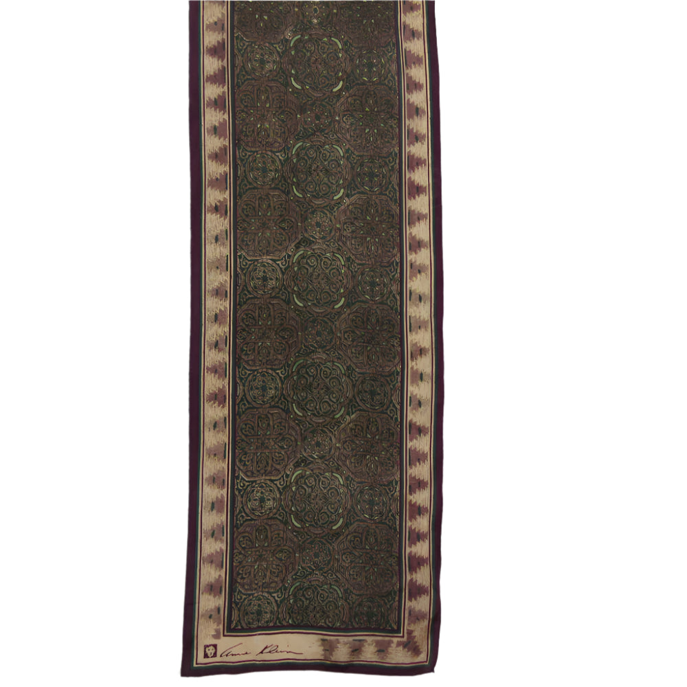 Anne Klein Designer Silk Scarf - Long - 1190