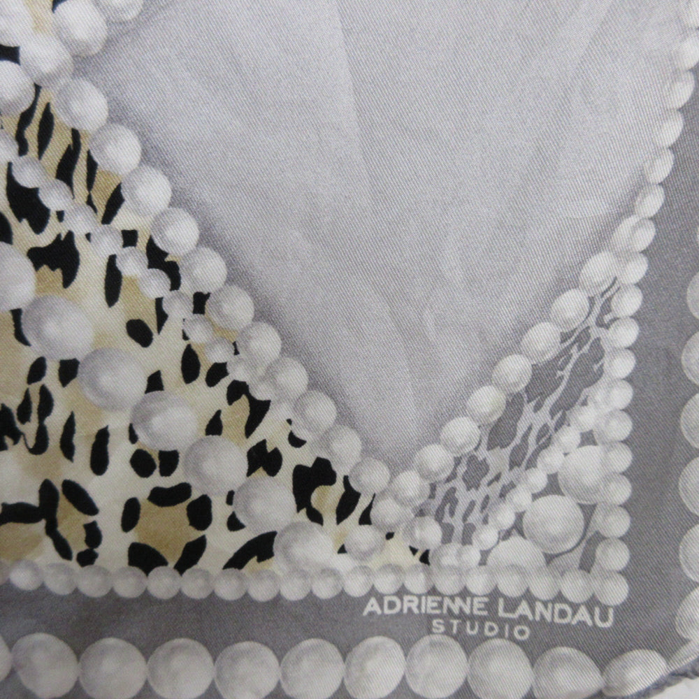 Adrienne Landau Designer Silk Scarf - Long - 1214