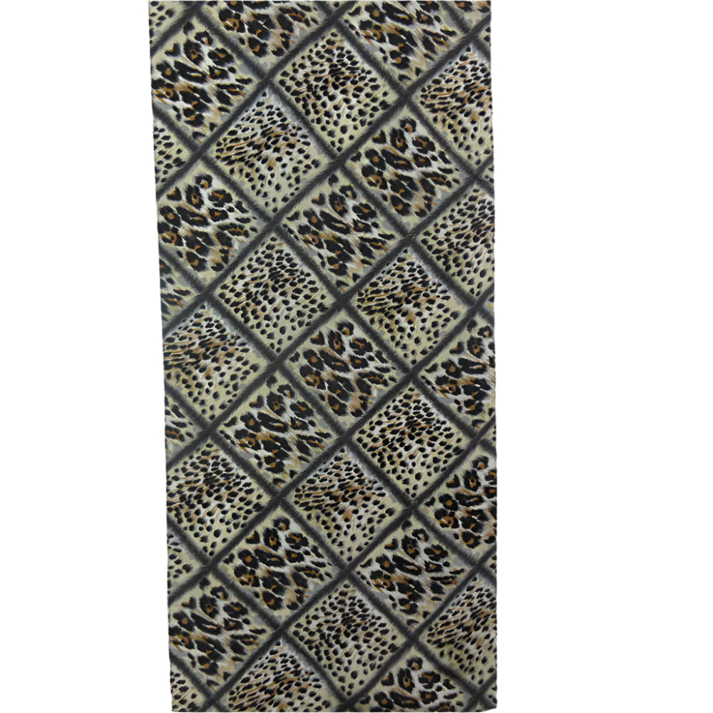 IDEA NUOVO Animal Print Silk Scarf - Long - 1236