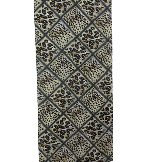 IDEA NUOVO Animal Print Silk Scarf - Long - 1236