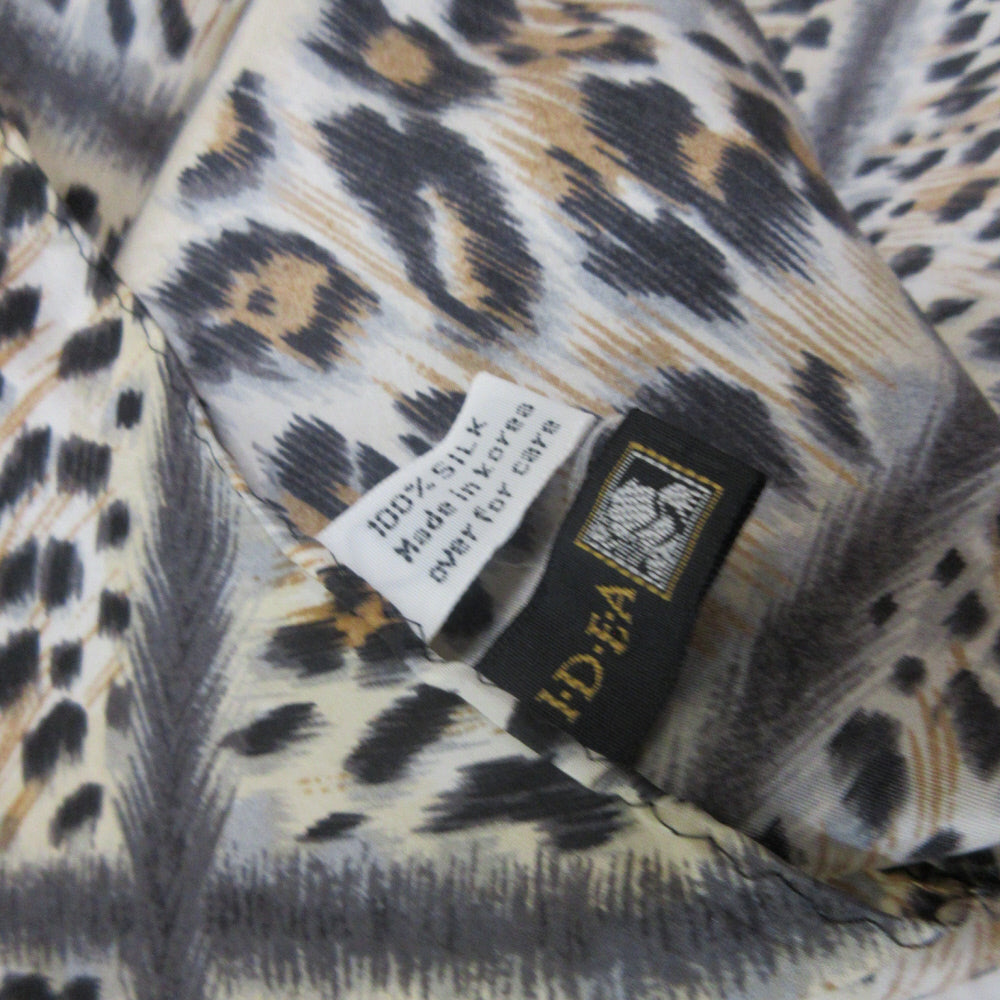 IDEA NUOVO Animal Print Silk Scarf - Long - 1236