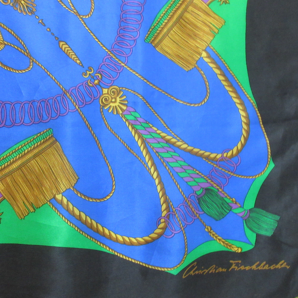 CHRISTIAN FISCHBACHER Designer Silk Scarf Square - 1306