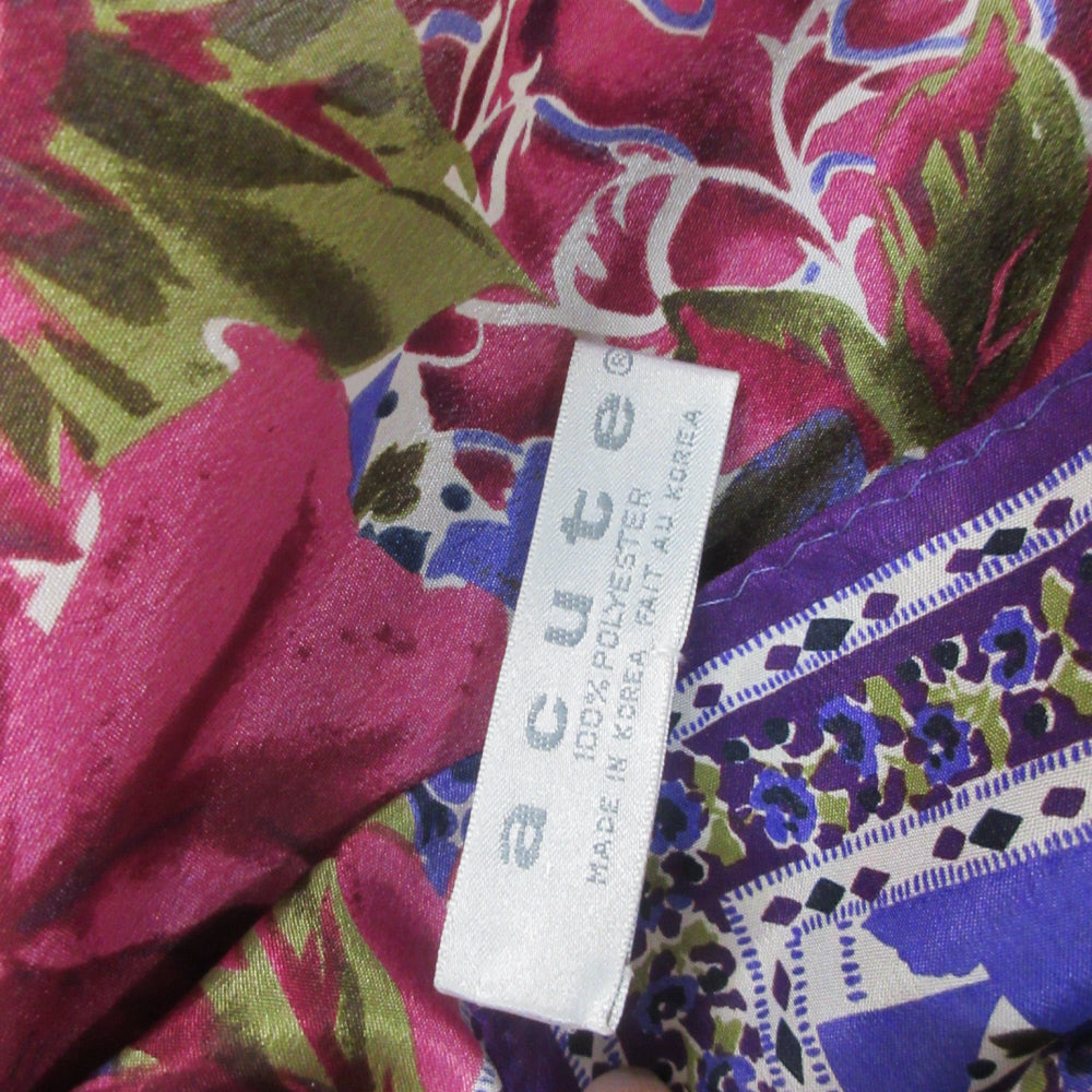 ACUTE Polyester Scarf - Designer Floral Long - 1322