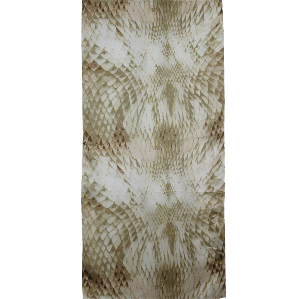 Echo Snakeskin Design Silk Scarf - Long - 1327
