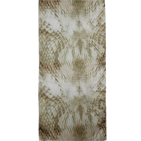 Echo Snakeskin Design Silk Scarf - Long - 1327