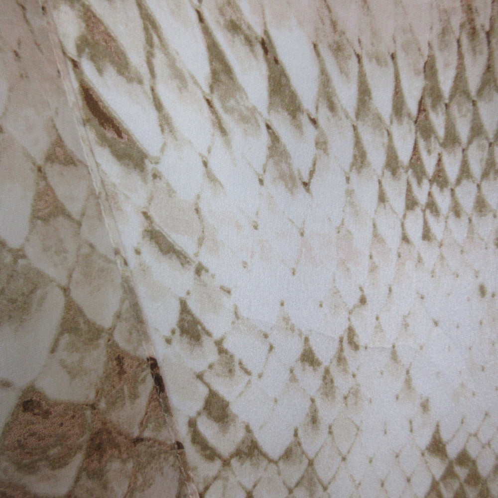 Echo Snakeskin Design Silk Scarf - Long - 1327