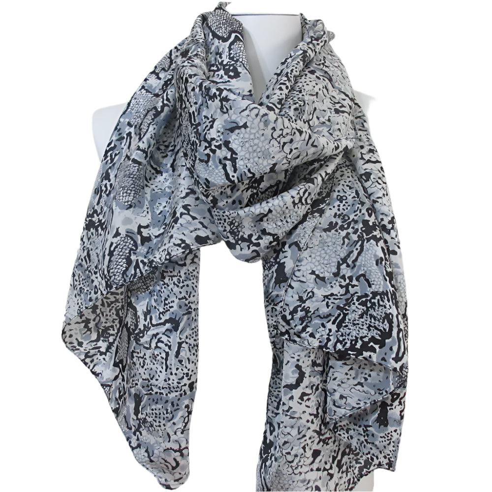 Jessica Designer Lightweight Silk Scarf - Long - 1337