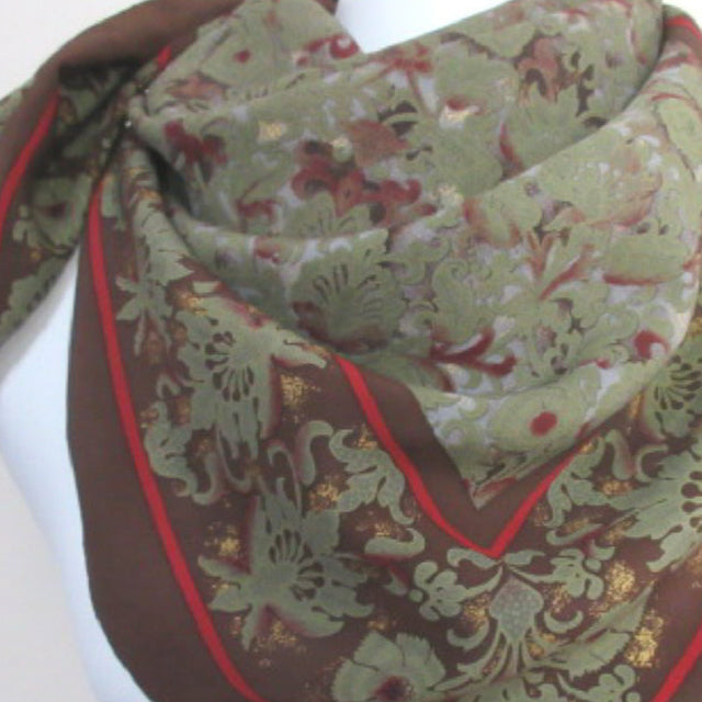 Bill Blass Designer Silk Scarf - Square - 1393