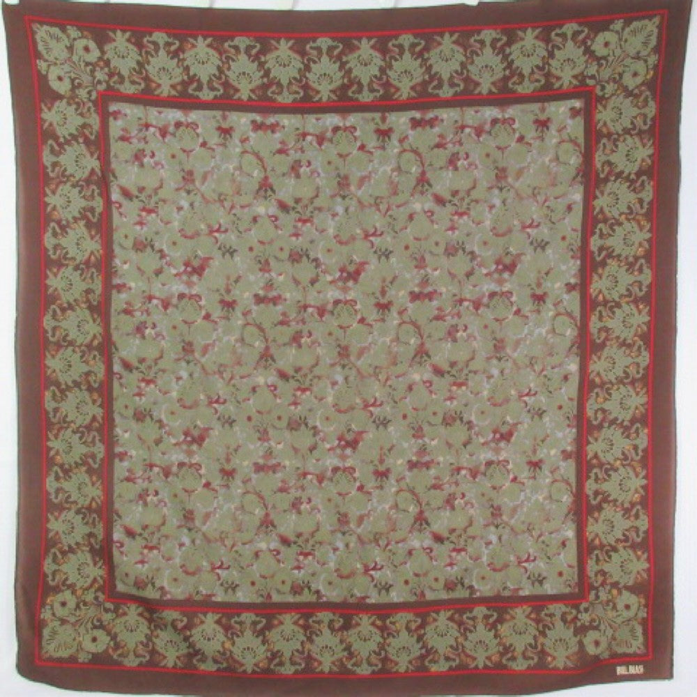 Bill Blass Designer Silk Scarf - Square - 1393