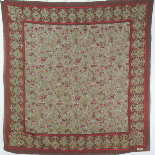 Bill Blass Designer Silk Scarf - Square - 1393