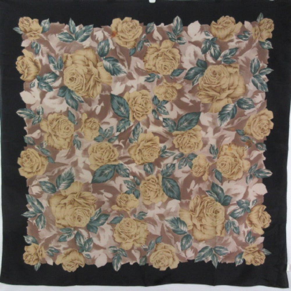 HIROKO Silk Scarf - Square Vintage Made in Japan - 1397