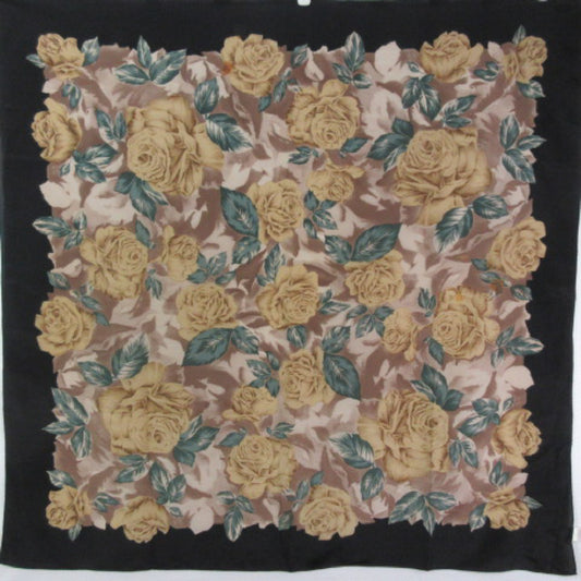HIROKO Silk Scarf - Square Vintage Made in Japan - 1397